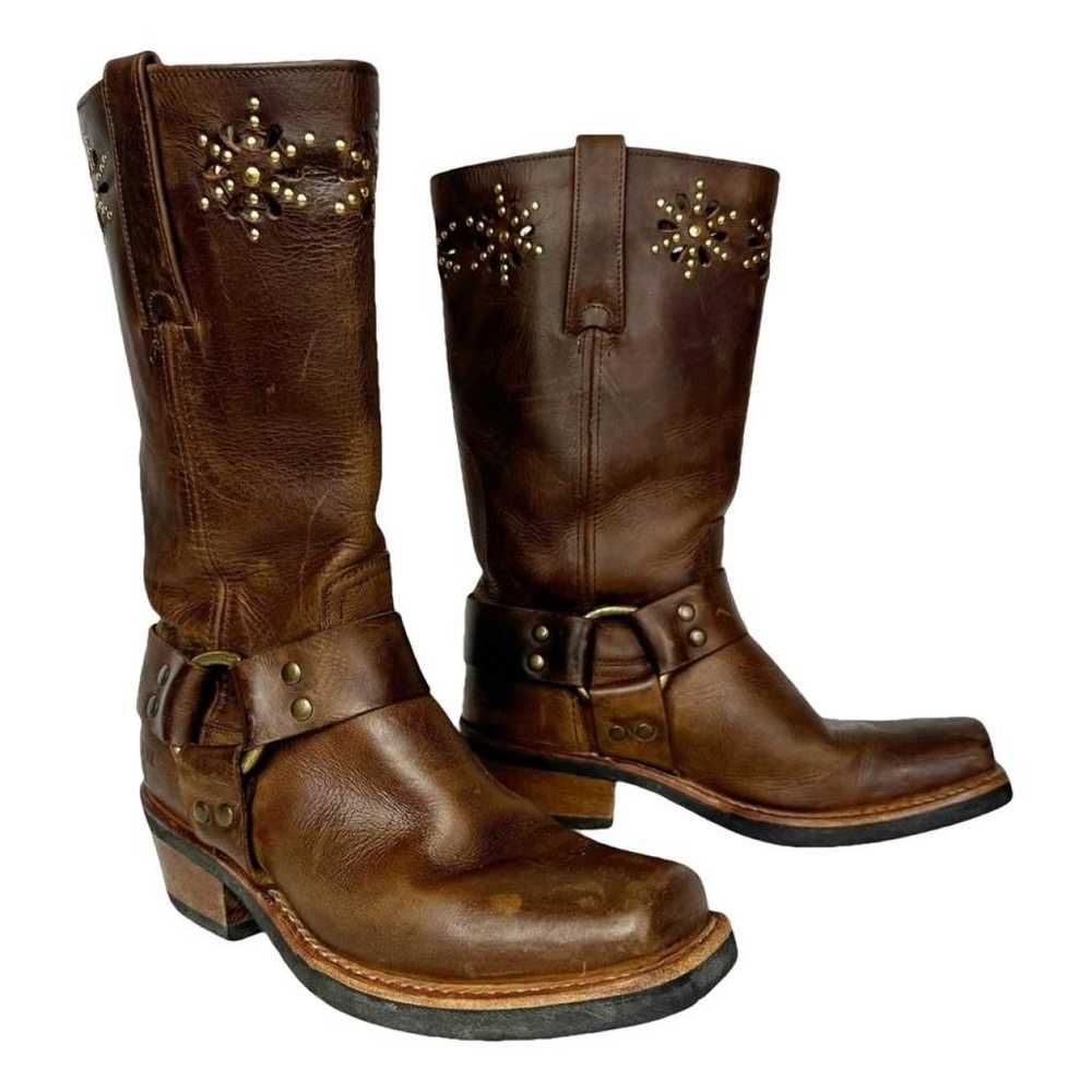 Frye Leather biker boots - image 1