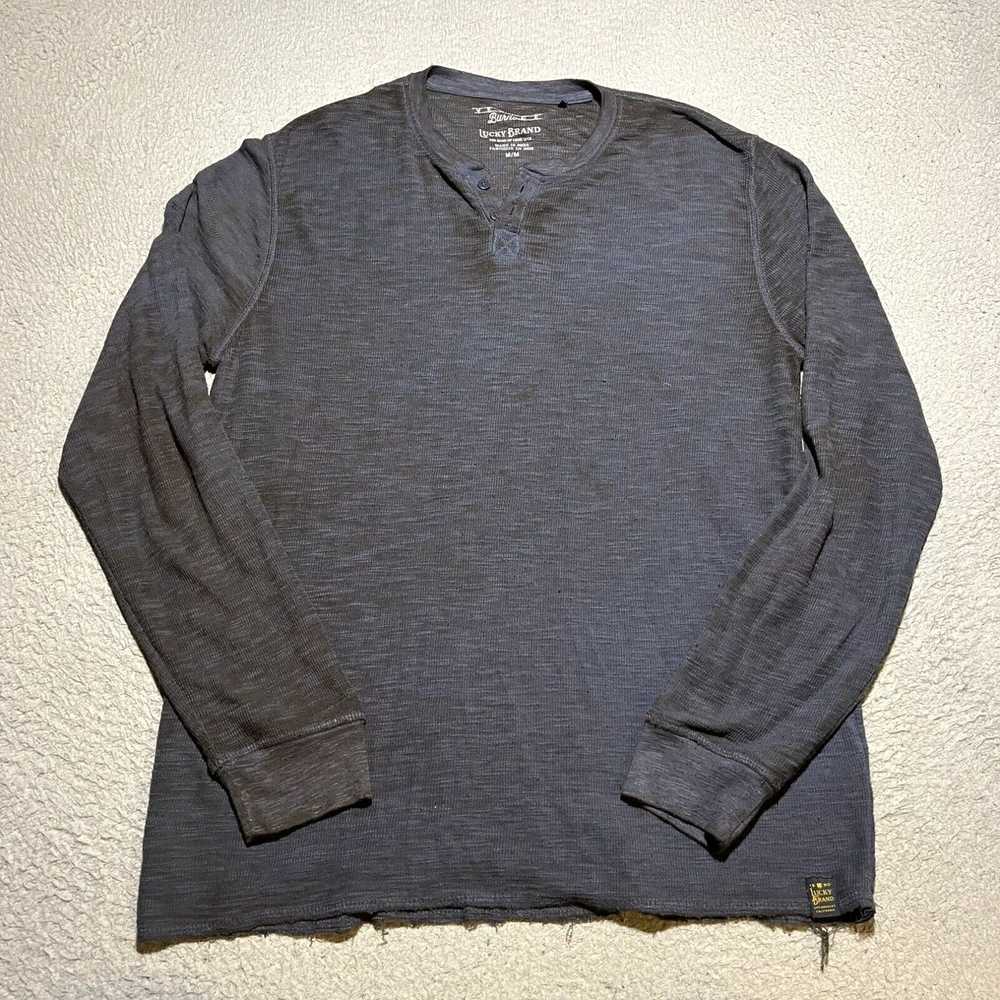 Lucky Brand Lucky Brand Venice Burnout Henley T S… - image 1