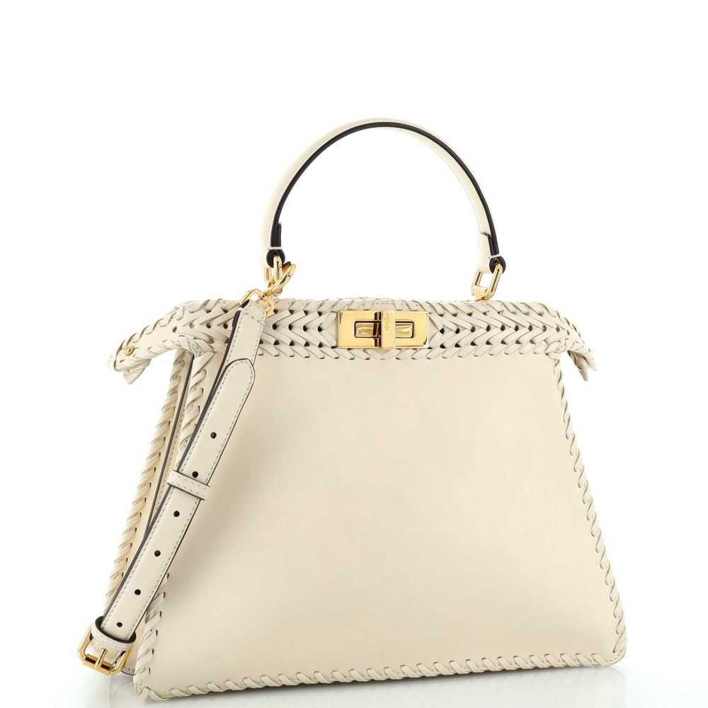 FENDI Peekaboo ISeeU Bag Whipstitch Leather Medium - image 2