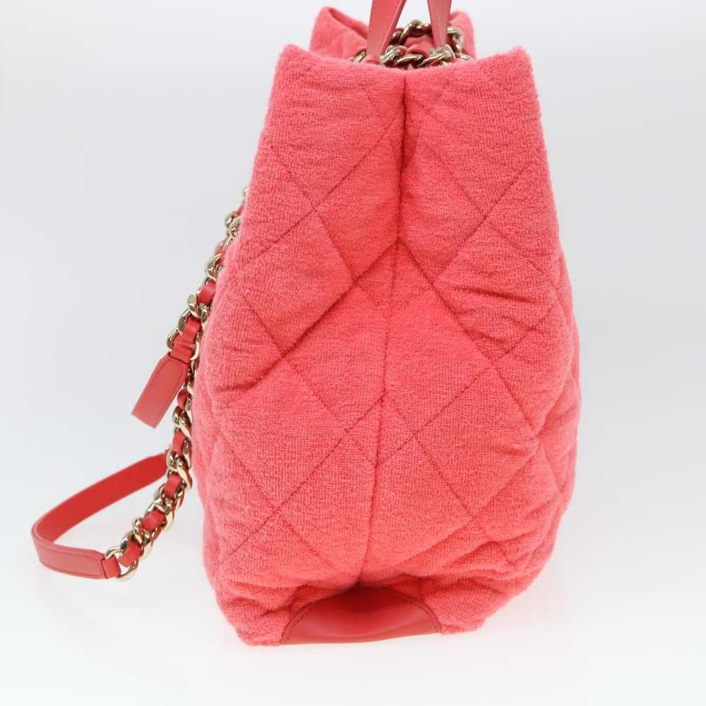 Chanel Pink Synthetic Handbag (Pre-Owned) - image 4