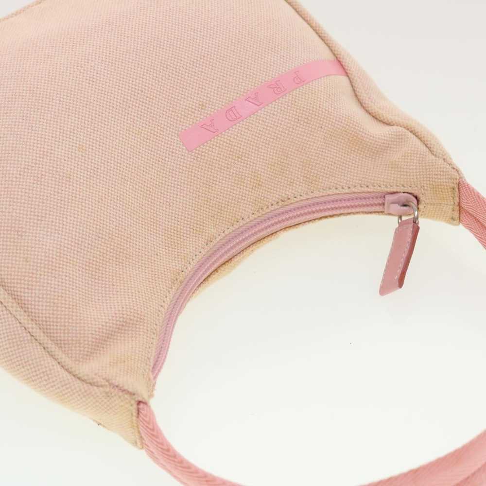 Prada Pink Canvas Handbag (Pre-Owned) - image 10