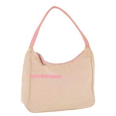 Prada Pink Canvas Handbag (Pre-Owned) - image 1