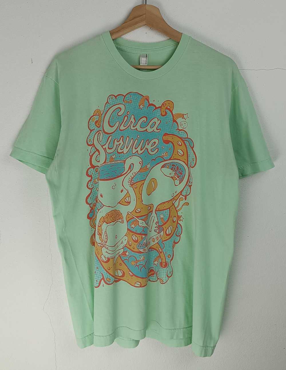 Band Tees × Vintage VINTAGEG Y2K CIRCA SURVIVE TE… - image 3