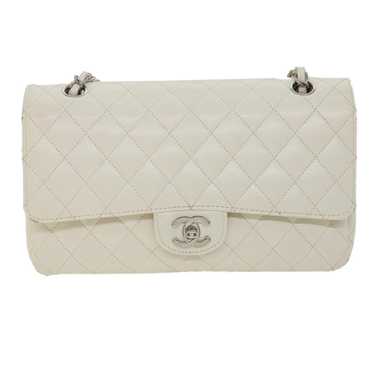 Chanel Timeless White Leather Shoulder Bag (Pre-O… - image 1