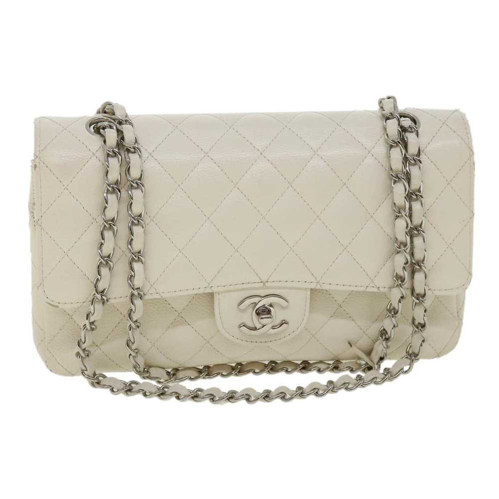 Chanel Timeless White Leather Shoulder Bag (Pre-O… - image 2