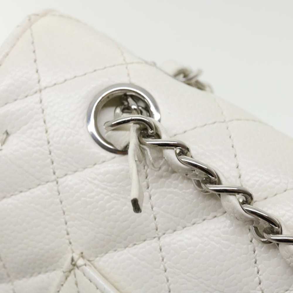 Chanel Timeless White Leather Shoulder Bag (Pre-O… - image 4