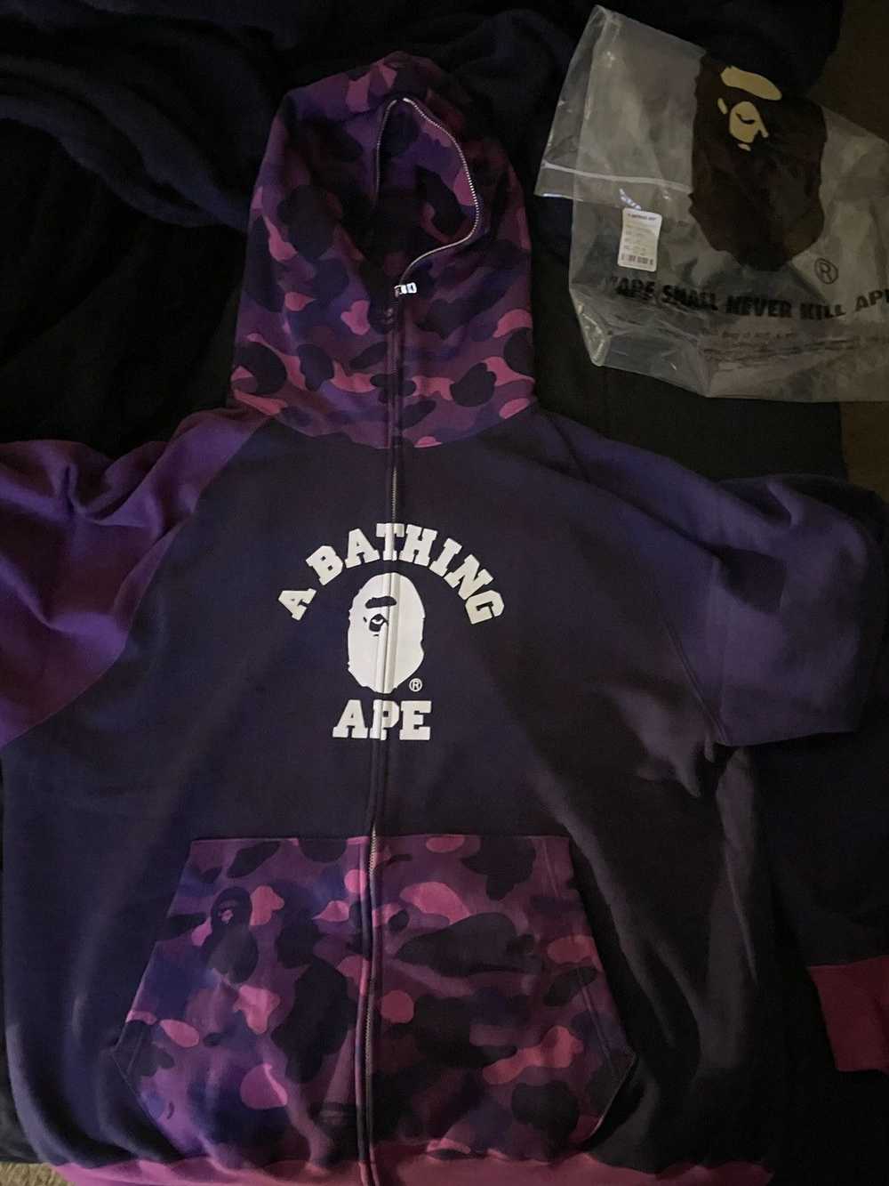 Bape Bape color camo full zip hoodie - image 2