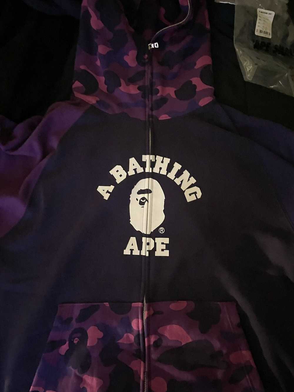 Bape Bape color camo full zip hoodie - image 3