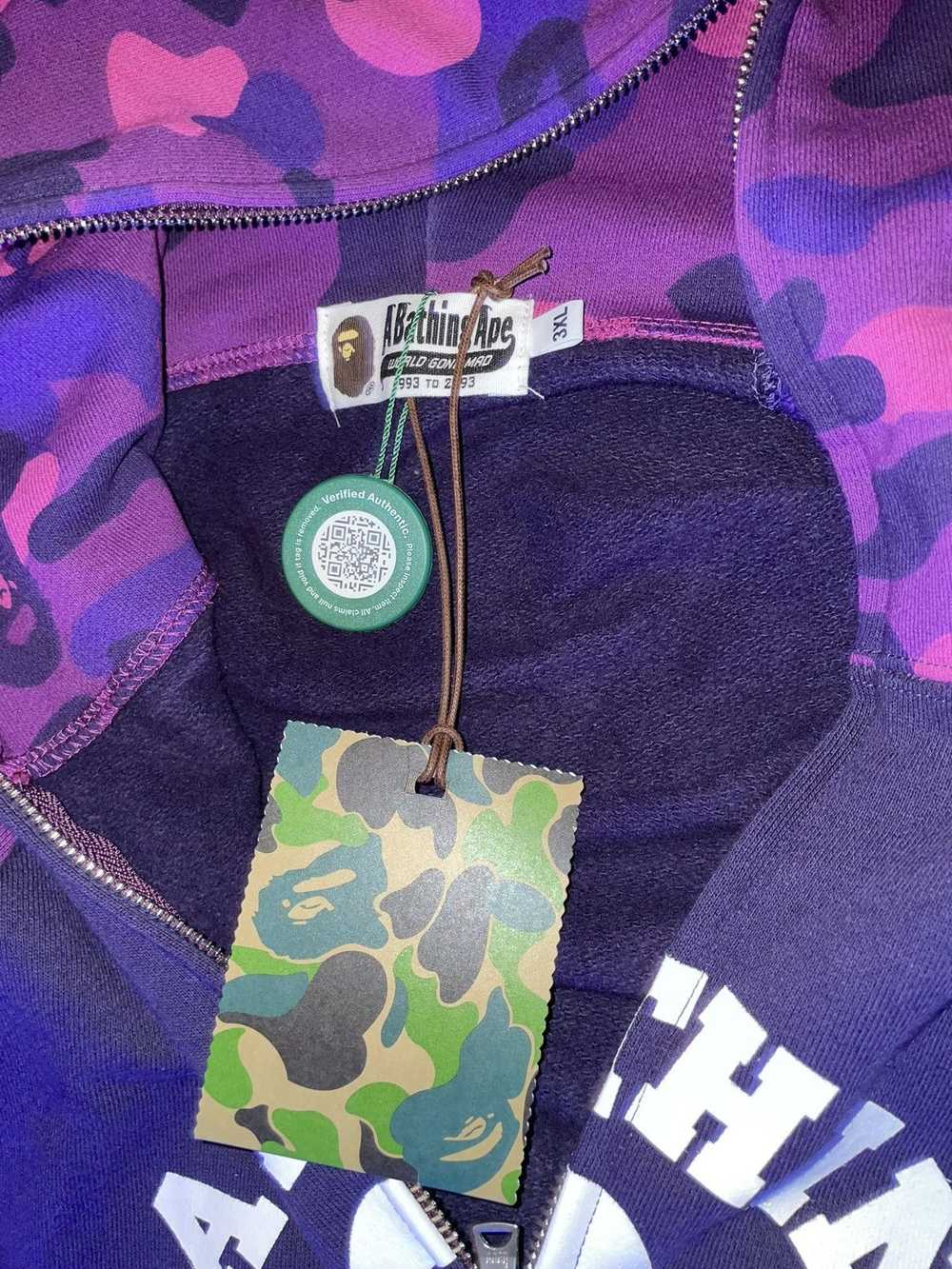 Bape Bape color camo full zip hoodie - image 5