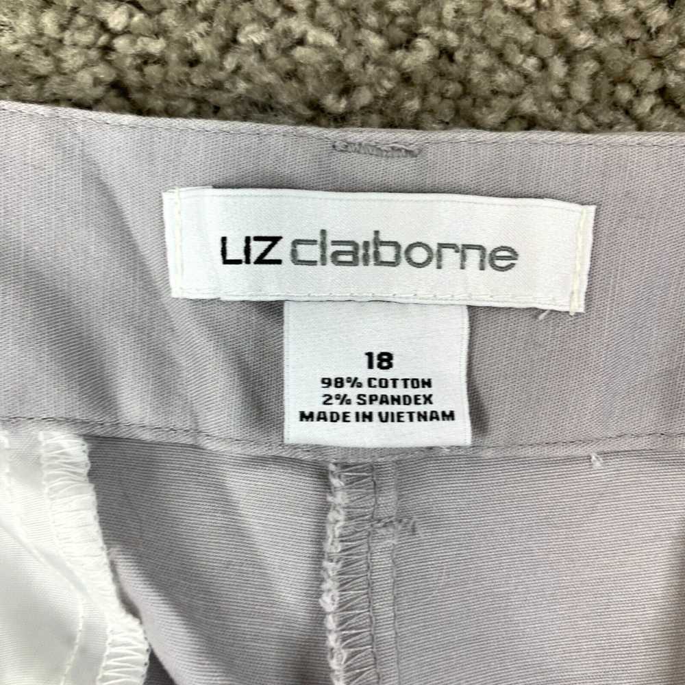 Vintage Liz Claiborne Emma Gray Stretch Cropped P… - image 3