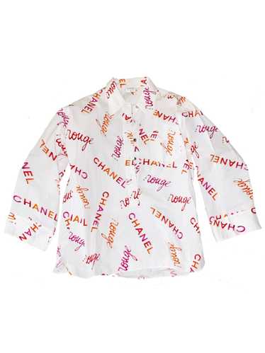 Chanel Rouge 1996 S/S Cotton Shirt - image 1