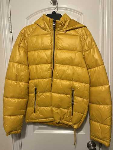 Guess yellow guess puffer