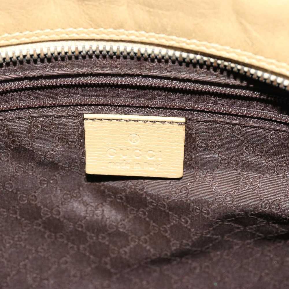 Gucci Jackie Beige Leather Handbag (Pre-Owned) - image 8