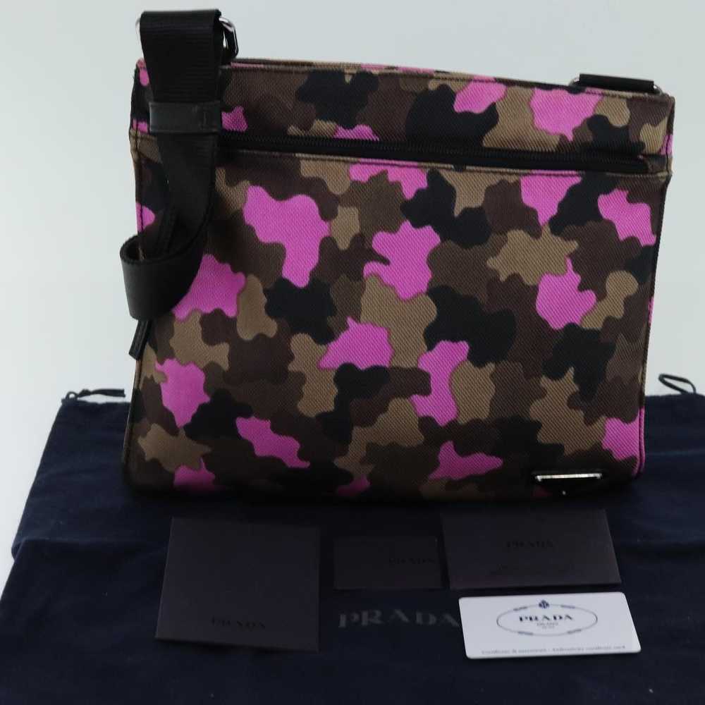 Prada Tessuto Pink Canvas Shoulder Bag (Pre-Owned) - image 9