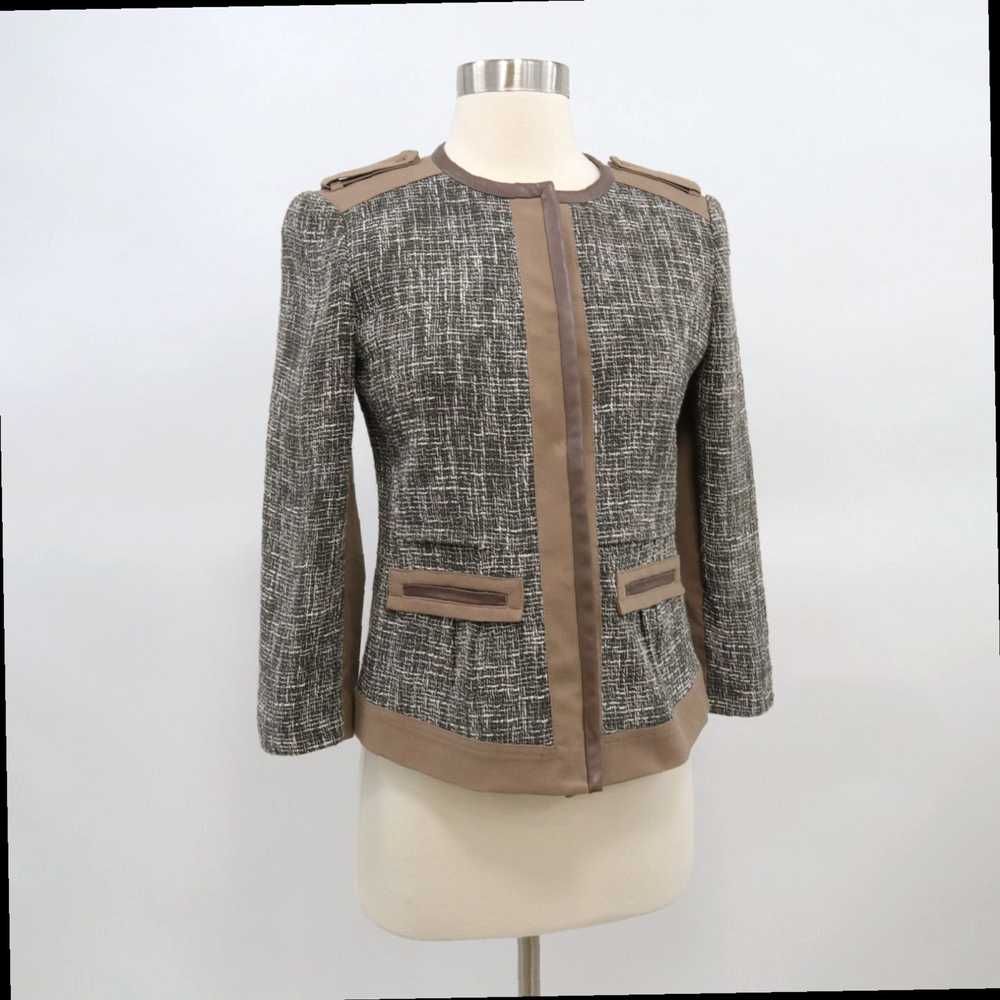 Elie Tahari Pearson 0 Exquisite Tweed Blazer Jack… - image 3