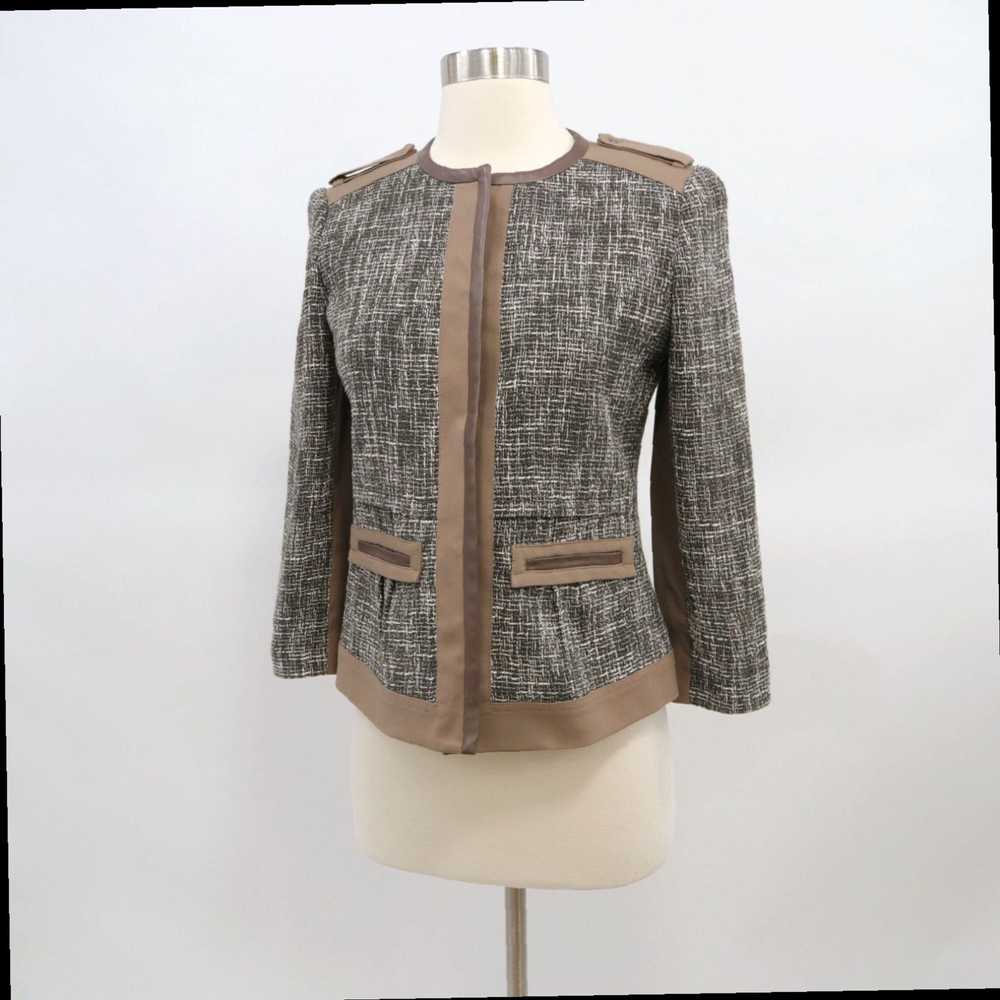 Elie Tahari Pearson 0 Exquisite Tweed Blazer Jack… - image 6