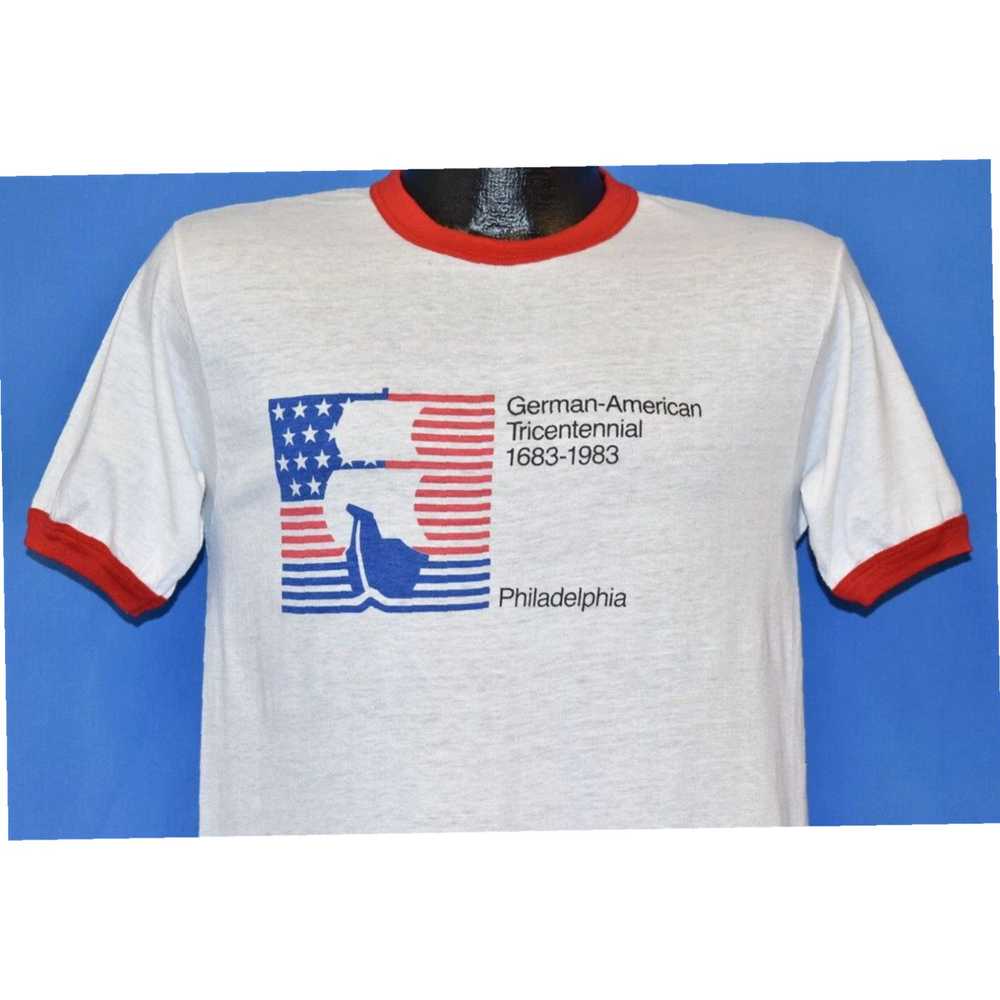 Hanes Retro Classic GERMAN AMERICAN TRICENTENNIAL… - image 1