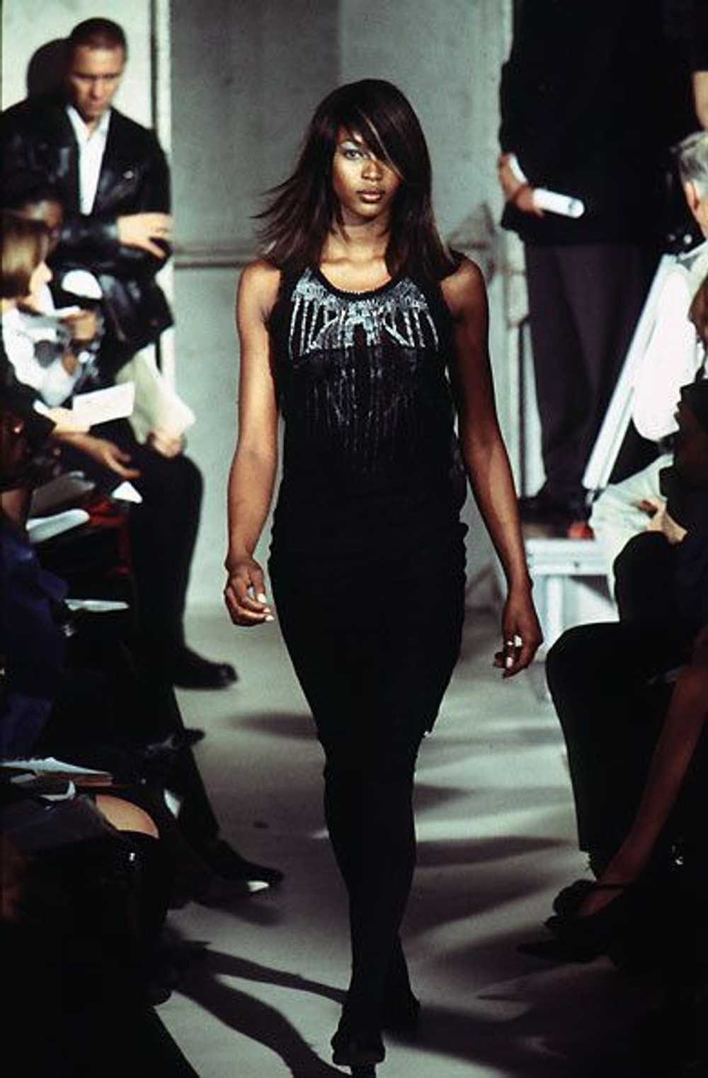 Helmut Lang SS96 Printed Sheer Elbow-Slit Tee - image 7