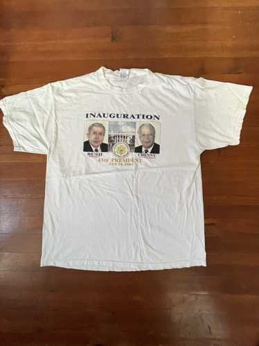 Thrift × Vintage 2001 white presidential inaugurat