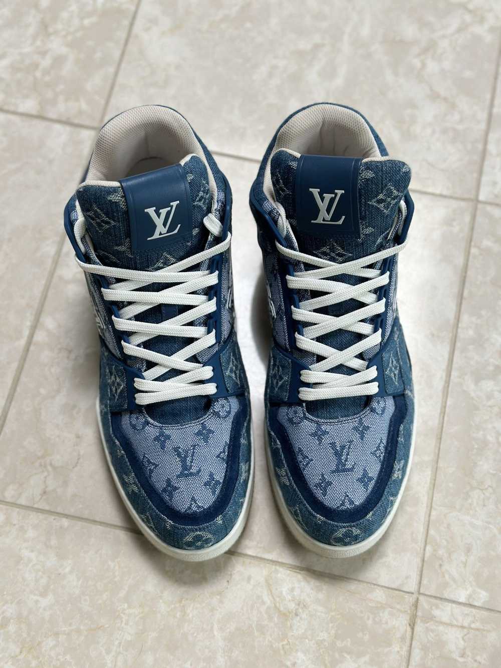 Louis Vuitton US 9.5 - Louis Vuitton Trainer Deni… - image 3