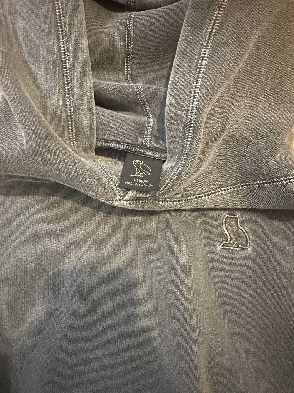 Octobers Very Own OVO Charcoal Grey Hoodie Medium - image 2