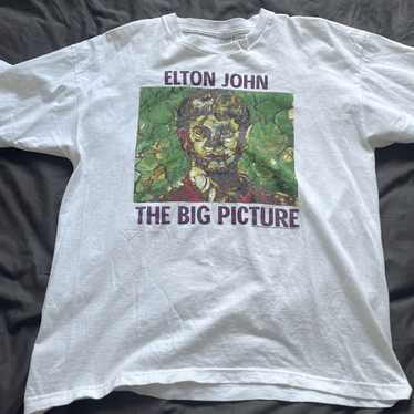 Band Tees × Vintage Elton John x The Big Picture - image 1