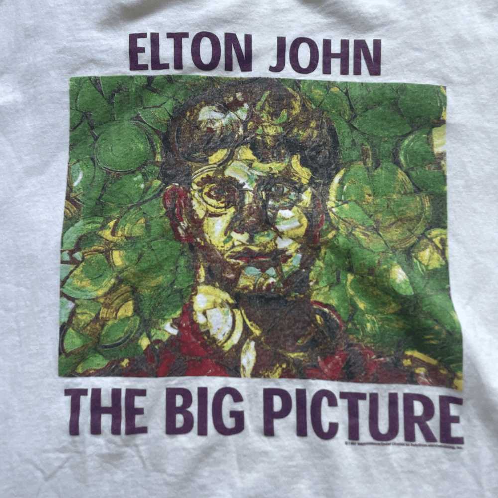 Band Tees × Vintage Elton John x The Big Picture - image 3