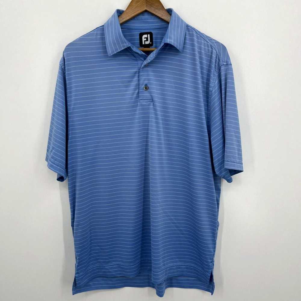 Footjoy FJ FootJoy Polo Shirt Men's M Light Blue … - image 1