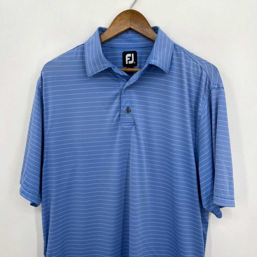 Footjoy FJ FootJoy Polo Shirt Men's M Light Blue … - image 2