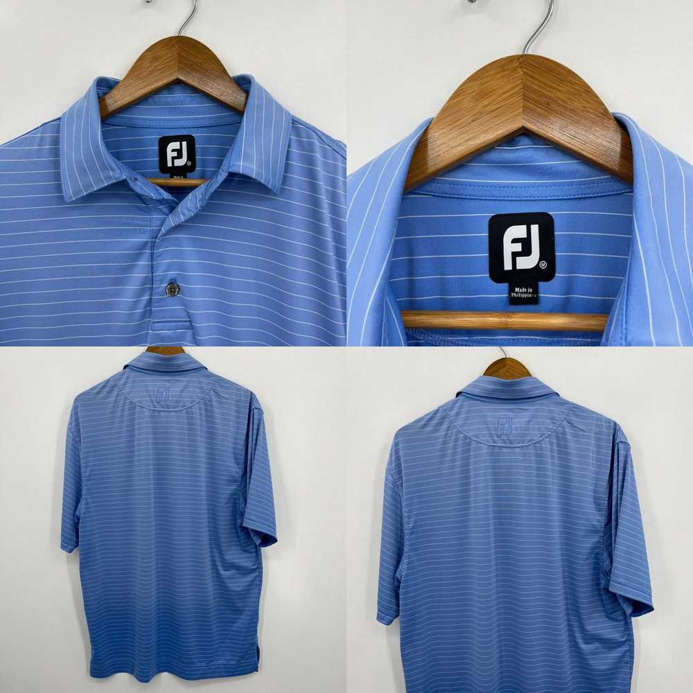 Footjoy FJ FootJoy Polo Shirt Men's M Light Blue … - image 4