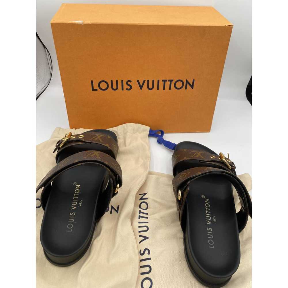 Louis Vuitton Bom Dia leather sandal - image 2