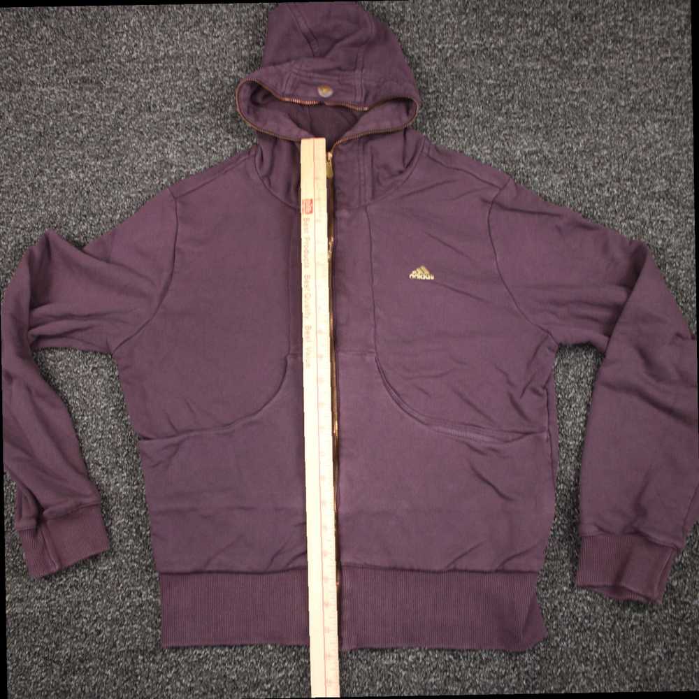 Adidas Purple Full Zip Long Sleeve Hooded Pockets… - image 4