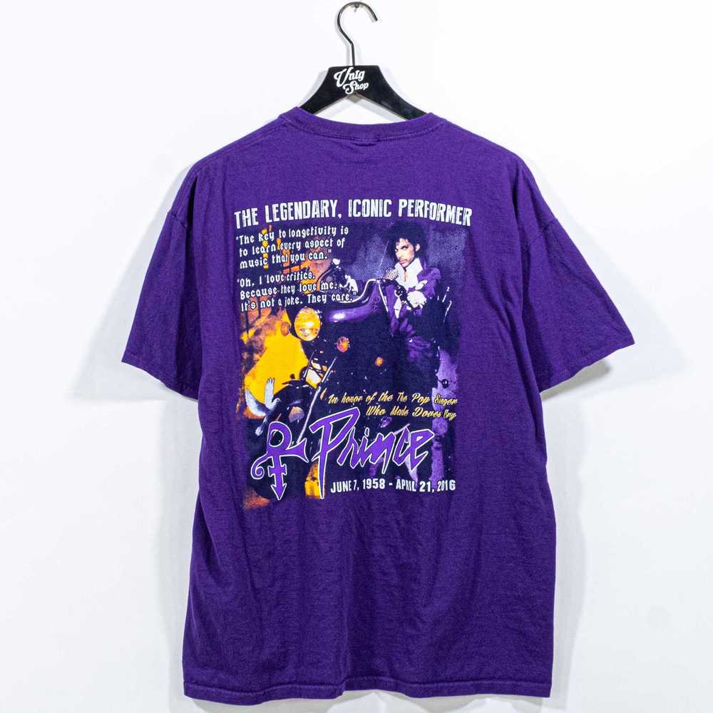 Band Tees × Prince × Vintage Prince Memorial T-Sh… - image 2