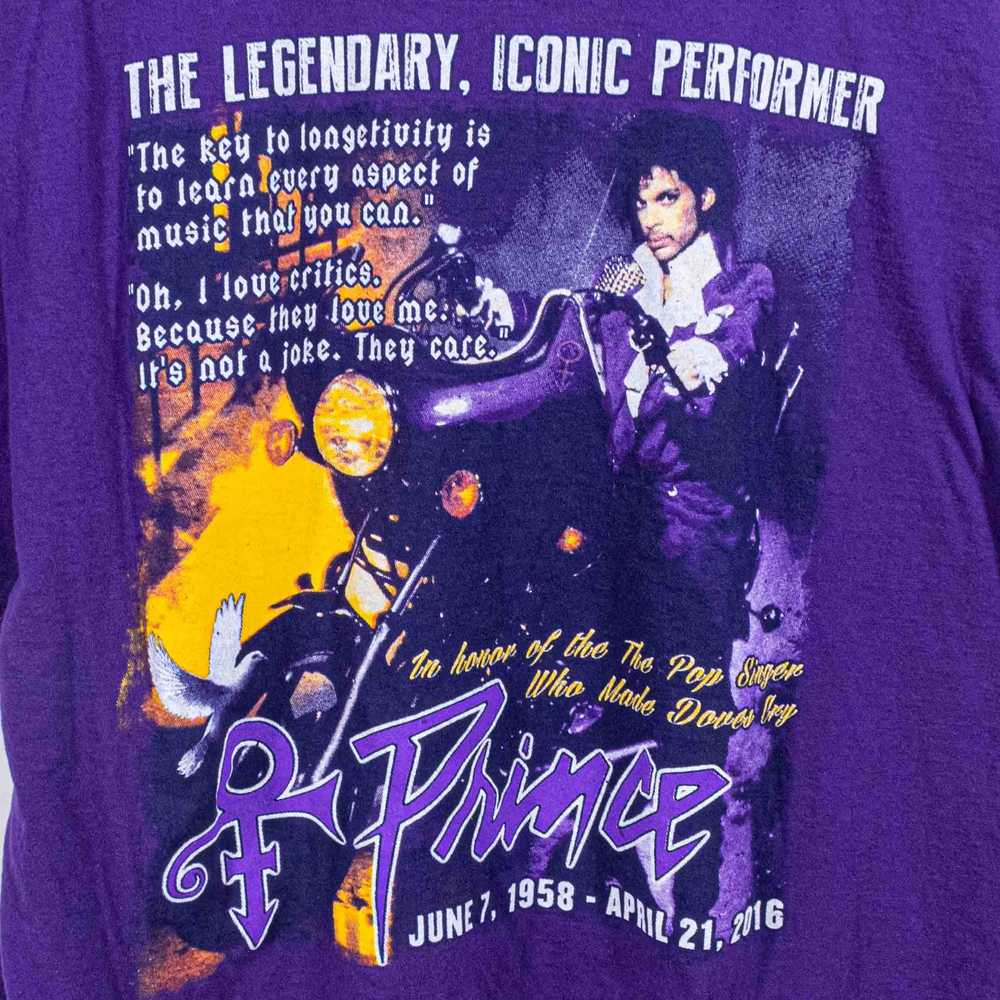 Band Tees × Prince × Vintage Prince Memorial T-Sh… - image 7