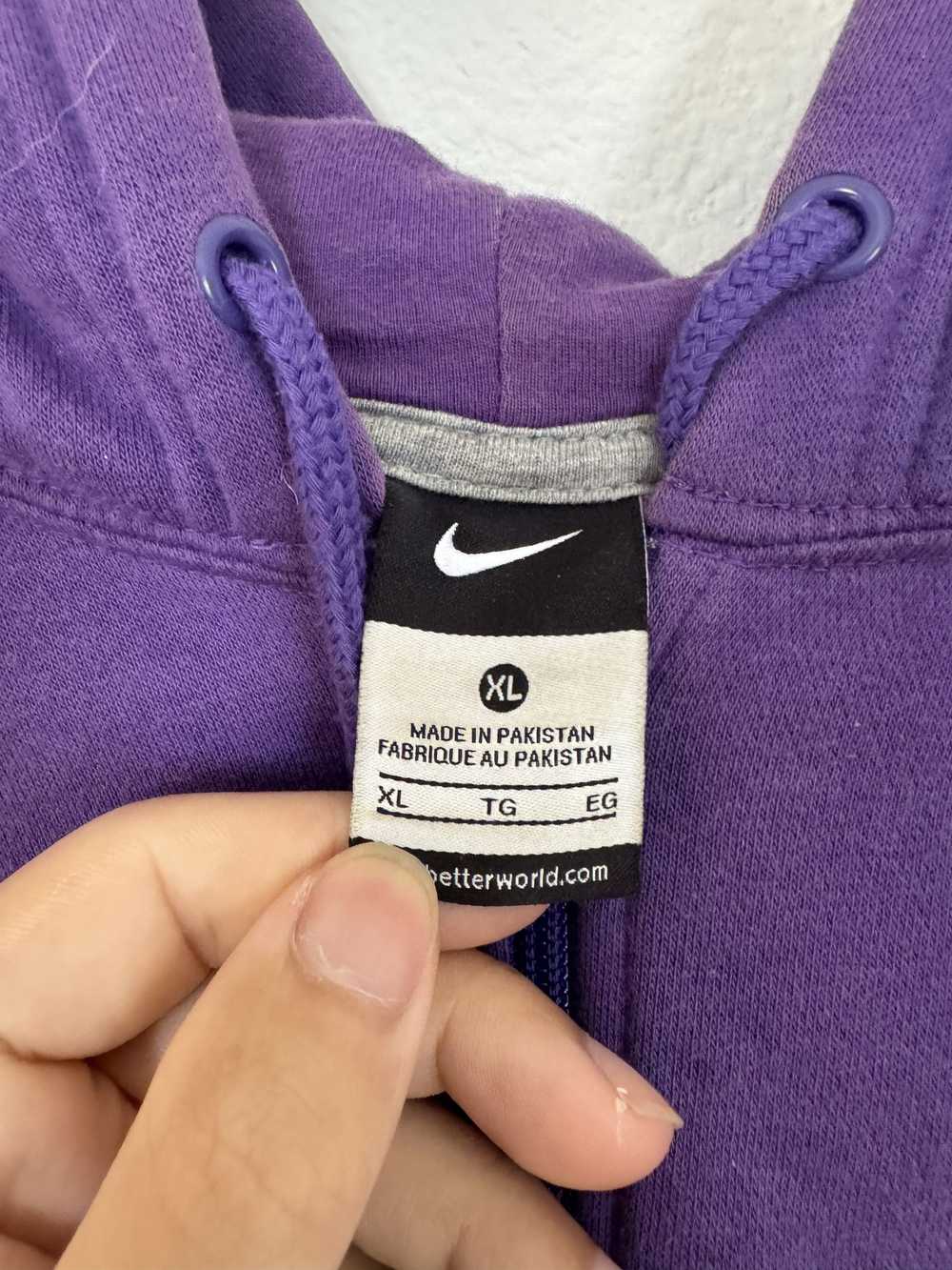 Nike Vintage Nike Purple Full Zip Hoodie - image 3