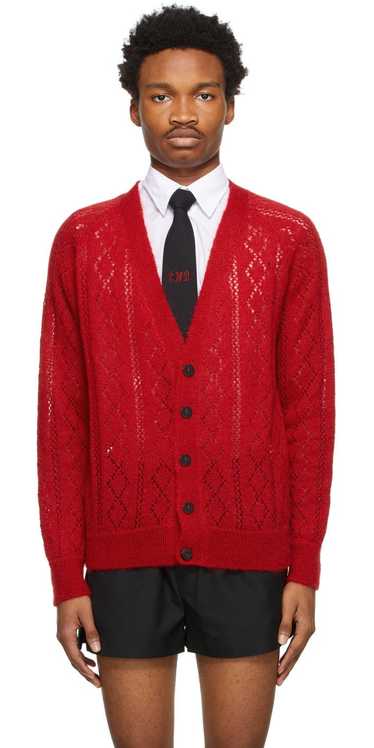 Ernest W. Baker Ernest W Baker Red Mohair Cardigan