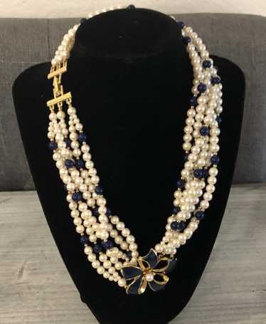 Other Multi Strand Faux Pearl Necklace