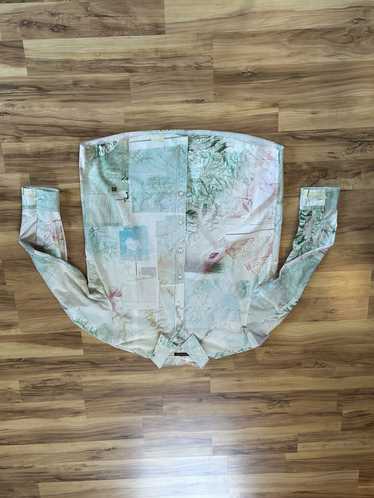 Acne Studios Acne Studios Salem Map Print Shirt - image 1