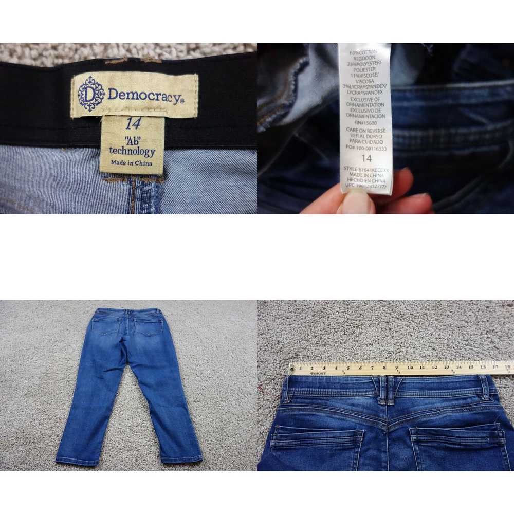 Vintage Democracy Jeans Womens 14 Blue Ab Technol… - image 4