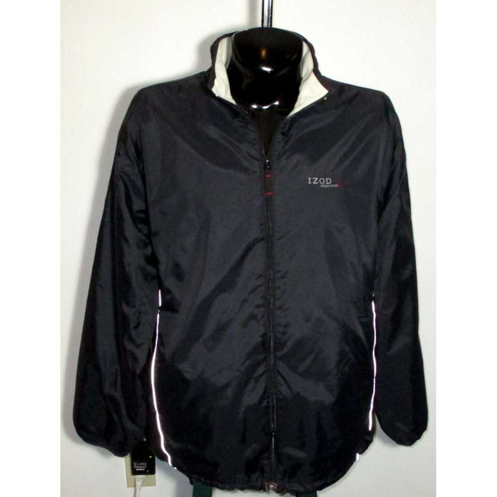 Izod Reversible Full Zip Black Performance Jacket… - image 2