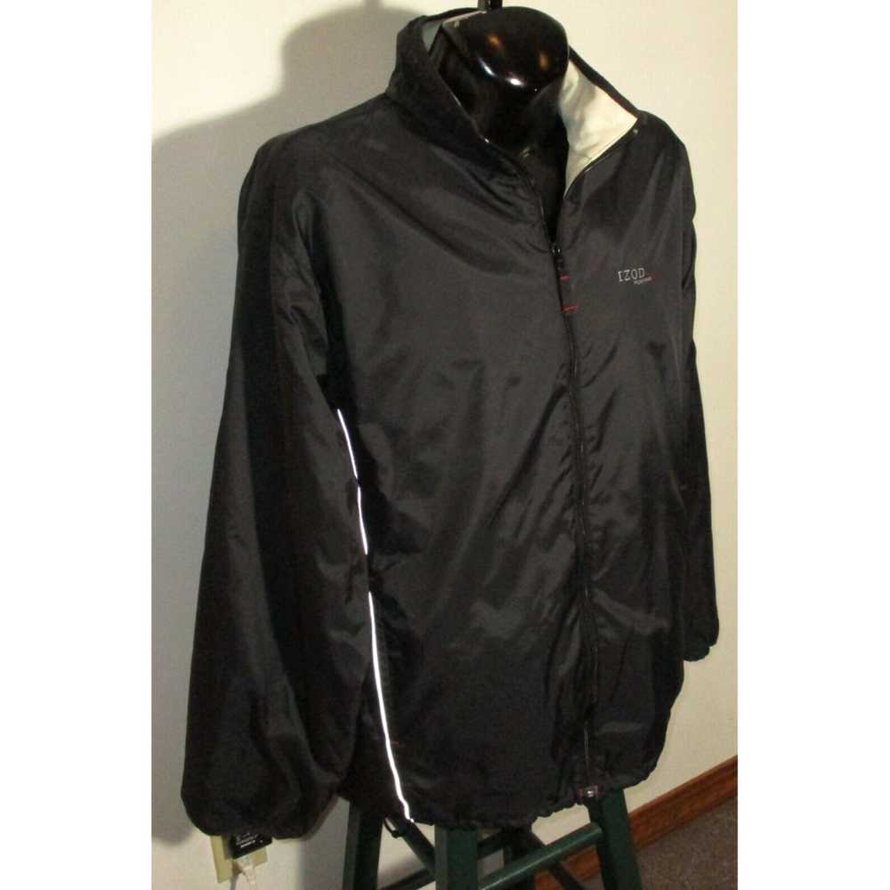 Izod Reversible Full Zip Black Performance Jacket… - image 7