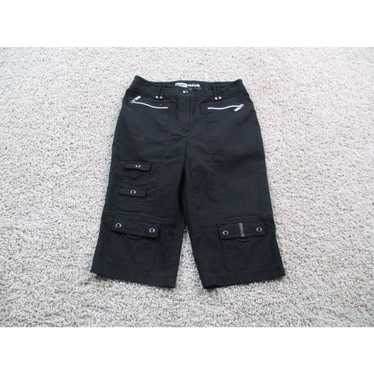 Vintage Jamie Sadock Pants Womens 2 Black Capri C… - image 1