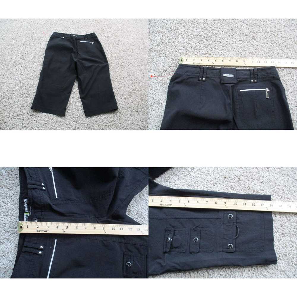 Vintage Jamie Sadock Pants Womens 2 Black Capri C… - image 4