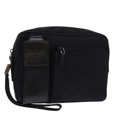 Gucci Gg Canvas Black Canvas Clutch Bag (Pre-Owne… - image 1