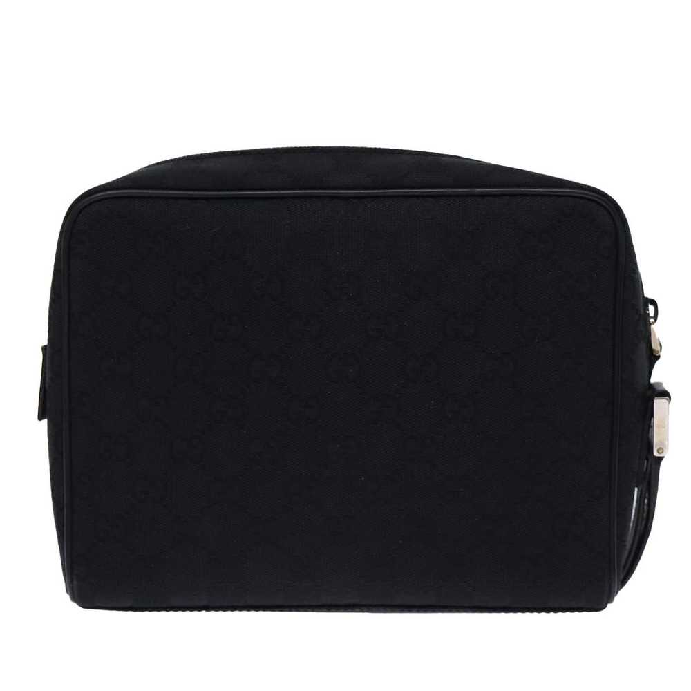 Gucci Gg Canvas Black Canvas Clutch Bag (Pre-Owne… - image 2