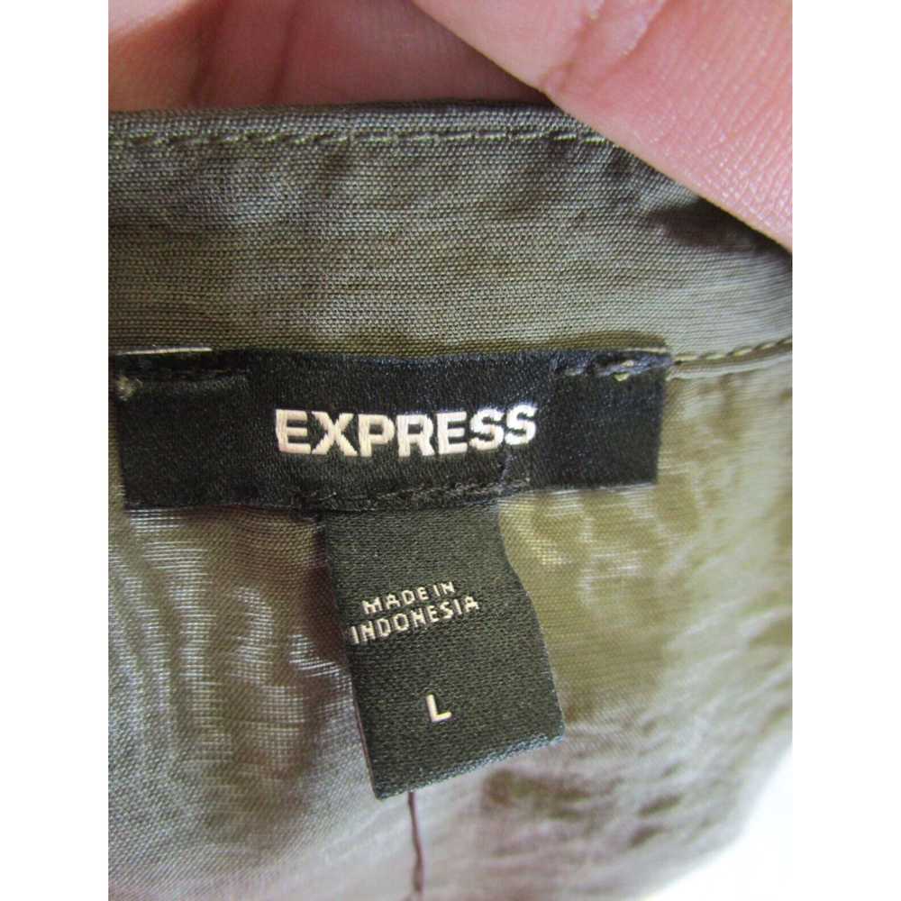 Express Stylish Green Blouse for Women with Long … - image 6