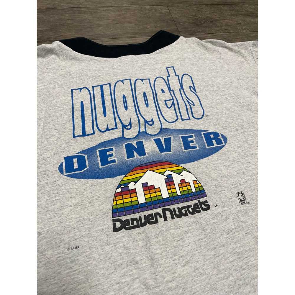 NBA × Streetwear × Vintage VTG Denver Nuggets Gre… - image 2