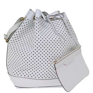 Louis Vuitton Noe White Leather Shoulder Bag (Pre… - image 1