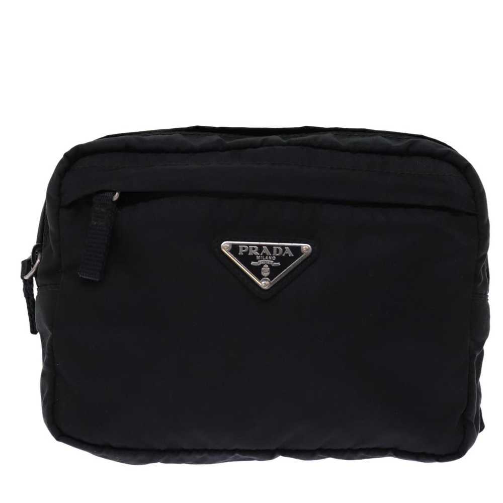 Prada Tessuto Black Synthetic Shoulder Bag (Pre-O… - image 1