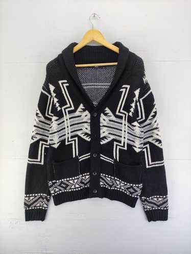 Aran Isles Knitwear × Cardigan × Moussy Vintage A… - image 1